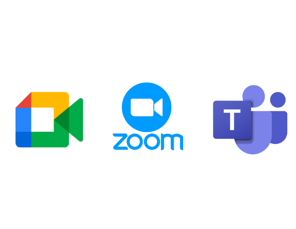 google meets zoom and microsoft teams