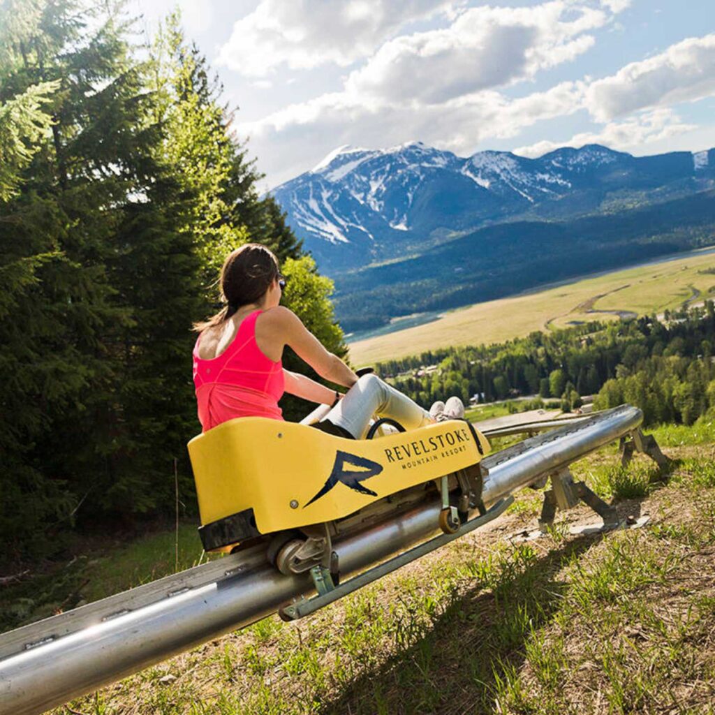 revelstoke mountain resort uses a queue system for their busy attractions