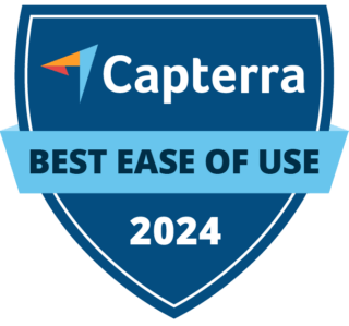 Capterra ease of use badge 2024