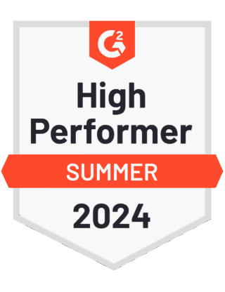 Queue management high performer G2 Badge